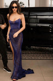 Sexy Mermaid Sequin Prom Dresses 17th Birthday Outfits HZ1022