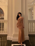 Vintage Mermaid Sleeveless 18th Birthday Dress Party Gown Birthday Outfits For Women HZ1121