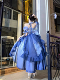 Sexy Ball Gown Off The Shoulder Half Sleeves 21st Birthday Dress Lolita Dress Birthday Outfits HZ1121