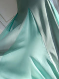 Sweet A-line Strap Chiffon Long Prom Dress Evening Dress HZ1022