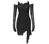 Elegant Sweetheart Mini 17th Birthday Dresses Black Birthday Outfit HZ1022