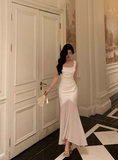 Pretty Mermaid Square Neckline White 18th Birthday Dress Party Outfits Birthday Outfits For Women HZ1121