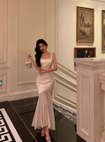 Pretty Mermaid Square Neckline White 18th Birthday Dress Party Outfits Birthday Outfits For Women HZ1121