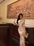 Sexy Sheath Swing Collar Floral Pink 18th Birthday Dress Holiday Party Birthday Outfits For Women HZ1121