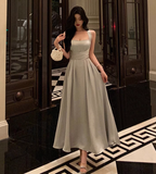 Pretty A Line Straps Satin 18th Birthday Dress Party Outfits Birthday Outfits For Womens HZ1121