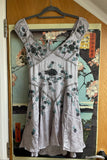 Vintage A line V Neck Light Gray Chiffon Formal 8th Grade Homecoming Dress Summer Middle School Hoco Dresses Birthday Outfits HZ1121