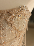 Sexy Mermaid Strapless Gold Sequin Long Prom Dresses Party Dress 20th Birthday Outfits Graduation Dresses HZ1121