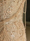Sexy Mermaid Strapless Gold Sequin Long Prom Dresses Party Dress 20th Birthday Outfits Graduation Dresses HZ1121