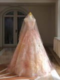 Luxury Ball Gown Strapless Sleeveless Tulle Lace Quinceanera Dress Formal Gowns Vestido De 15 Anos Sweet 16 Dress HZ1121