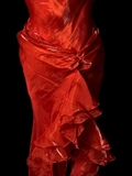Elegant Sheath Halter Red Satin Long Prom Dresses Party Dress Summer 20th Birthday Outfits 18th Birthday Dresses HZ1121