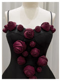 Pretty Ball Gown Spaghetti Straps Little Black Dress Formal Homecoming Dresses Middle School Short 21st Birthday Outfits Graduation Dress Mini Cocktail Dresses HZ1121