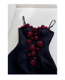 Pretty Ball Gown Spaghetti Straps Little Black Dress Formal Homecoming Dresses Middle School Short 21st Birthday Outfits Graduation Dress Mini Cocktail Dresses HZ1121