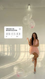 Cute A line Halter Pink Chiffon Short Formal Homecoming Dresses Party Graduation Dress Hoco Dresses HZ1121