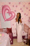 Sexy Sheath White Strapless Long Birthday Dress Prom Dress Baddie Birthday Outfit HZ1121