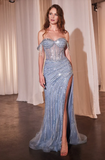 Sexy Mermaid Off The Shoulder Champagne Long Birthday Dress Prom Dress Baddie Summer Birthday Outfit HZ1121
