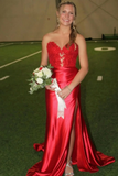 Elegant Sheath Royal Blue Sweetheart Long Birthday Dress Prom Dress Baddie Summer 20th Birthday Outfit HZ1121