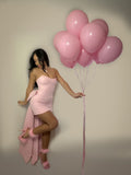 Cute Sheath Sweetheart Pink Satin Short Summer 20th Birthday Dress Hoco Dress Birthday Outfit 18th Birthday Mini Party Dresses HZ1121