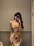 Classy Mermaid Pink Floral Long 18th Birthday Dress Party Gown 21st Birthday Outfits Birthday Dress Ideas For Women HZ1121