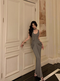 Sexy Mermaid Gray 18th Birthday Dress Party Gown Birthday Outfits Birthday Dress Ideas For Women HZ1121