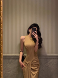 Elegant Mermaid Sleeveless 21st Birthday Dress Party Gown Birthday Outfits Birthday Dress Ideas For Women HZ1121