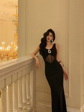 Classy Mermaid Black Long 18th Birthday Dress Party Gown 21st Birthday Outfits Birthday Dress Ideas For Women HZ1121