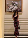 Classy Mermaid Spaghetti Straps Pink Black Long 18th Birthday Dress Party Gown 21st Birthday Outfits Birthday Dress Ideas For Women HZ1121