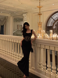 Classy Mermaid Straps Black Long 18th Birthday Dress Party Gown 21st Birthday Outfits Birthday Dress Ideas For Women HZ1121