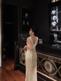 Elegant Sheath White Floral Satin Sleeveless 23rd Birthday Dress Party Gown Birthday Outfits Birthday Dress Ideas For Women HZ1121