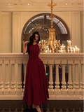 Elegant A Line Red Sleeveless 23rd Birthday Dress Party Gown Birthday Outfits Birthday Dress Ideas For Women HZ1121