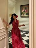 Elegant A line Halter Red 21st Birthday Dress Party Gown Birthday Outfits Birthday Dress Ideas For Women HZ1121