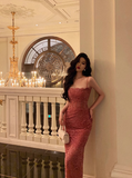 Elegant Mermaid Spaghetti Straps Lace 21st Birthday Dress Party Gown Birthday Outfits Birthday Dress Ideas For Women HZ1121