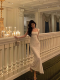 Elegant Mermaid Square White Lace 21st Birthday Dress Party Gown Birthday Outfits Birthday Dress Ideas For Women HZ1121