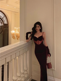 Elegant Mermaid Spaghetti Straps Burgundy Velvet 21st Birthday Dress Party Gown Birthday Outfits Birthday Dress Ideas For Women HZ1121