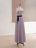 Elegant Glamour A Line Strapless Satin 21st Birthday Dress Party Gown Birthday Outfits Birthday Dress Ideas For Women HZ1121