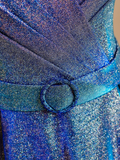 Elegant Glamour Ball Gown Sweetheart Blue Sequin 21st Birthday Dresses Evening Gown Birthday Outfits Evening Dress For Women HZ1121