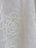 Simple Bridal Gown Ball Gown Short Sleeves Lace White Wedding Dresses Minimalist Bridal Gowns HZ1121