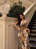Elegant A Line Spaghetti Straps Floral 23rd Birthday Dress Party Gown Birthday Outfits Birthday Dress Ideas For Women HZ1121