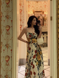 Elegant A Line Spaghetti Straps Floral 23rd Birthday Dress Party Gown Birthday Outfits Birthday Dress Ideas For Women HZ1121