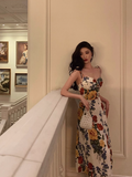 Elegant A Line Spaghetti Straps Floral 23rd Birthday Dress Party Gown Birthday Outfits Birthday Dress Ideas For Women HZ1121