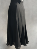 Classy A line Halter Chiffon Black Homecoming Dress Summer Hoco Dresses Cocktail Dress HZ1121