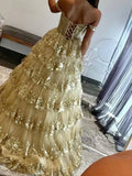 Chic Glitter Ball Gown Hot Pink Corset Off the Shoulder Lace Long Prom Dress Evening Dresses HZ1121