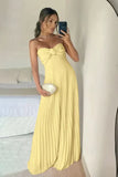 Elegant A Line Sweetheart Pink Long Prom Dress with Ruffles Evening Dresses HZ1121