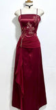 Sexy Burgundy Prom Party Dress Long Formal Evening Dress Long Formal Dress HZ1121
