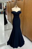 Off-the-shoulder Sweetheart Sleeveless Long Mermaid Prom Dress Evening Dresses HZ1121
