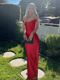 Sexy Off The Shoulder Sheath Satin Long Prom Dress Backless Evening Dresses HZ1121