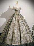 A-Line Lace Applique Long Prom Dress, Formal Evening Dress HZ1121