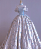 Modest Ball Gown Off The Shoulder Long Prom Dresses High School Outfits Graduation Dress Evening Dresses HZ1121