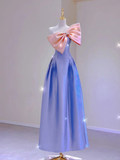 Classy A line Strapless Satin Prom Dresses Birthday Dresses Dance Party Dress Graduation Prom Dresses HZ1121