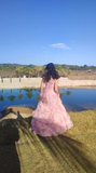 Lace Tiered Long Prom Dress Evening Gown Charming Wholesale Formal Dress HZ1121