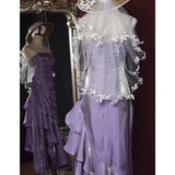 Pretty Charming Mermaid High Low Satin Straps Party Dress Vintage Style Prom Dress Graduation Dress HZ1121
